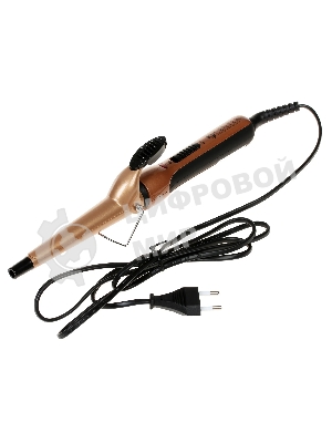 Щипцы для завивки волос Centek CT-2089 черный/золотистый, 13-25 мм, 200 °C, 1 режим