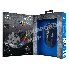 Игровая мышь SVEN RX-G860 чёрная (8 кнопок, 12800 dpi, USB, RGB подсветка )