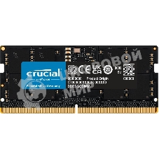 Оперативная память Crucial Premier, DDR5, 16GB (1x16GB), 4800 MHz, CL40, без радиатора, SO-DIMM