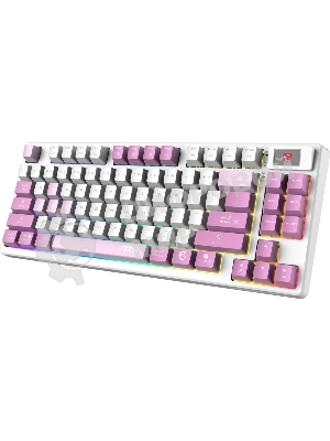 Клавиатура MSI Forge GK600 гибридная, Bluetooth, радиоканал, белый