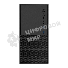 Компьютерный корпус Minitower ExeGate BAA-308MU2-UNS400 (mATX, БП UNS400 с вент. 12см, 1хUSB+2хUSB 3.0, HD Audio, черный)