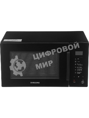 Микроволновая печь Samsung MG23T5018AK/BW черный, 23 л, 800 Вт, переключатели - сенсор