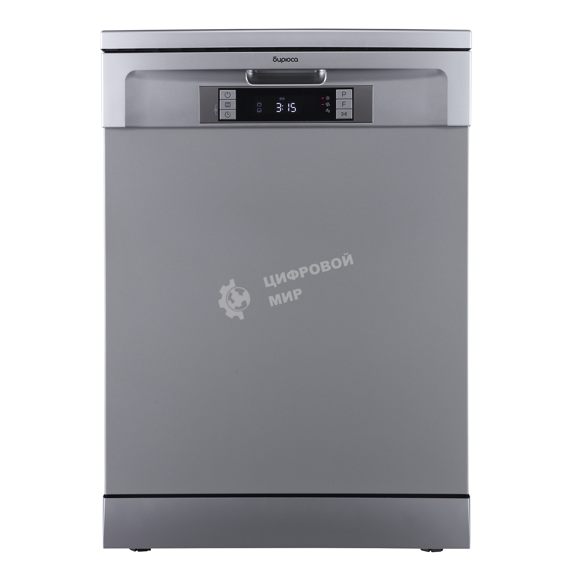 Посудомоечная машина Бирюса DWF-614/6 M, серый, 59.8 см, 14 компл., 49 дБ, класс A++