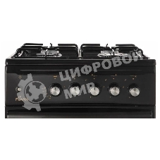 Плита газовая Flama N FG 24237 B коричневый, конфорок 4 газовых, духовка 50 л, 50 см x 85 см x 60 см