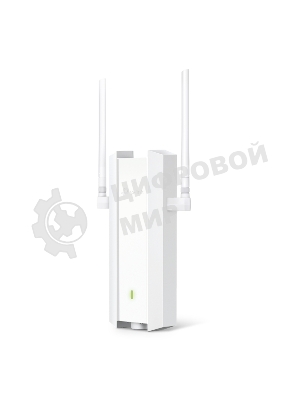 Двухдиапазонная точка доступа TP-Link EAP625-Outdoor HD, для улицы и помещений с поддержкой Wi-Fi 6 AX1800, 1 гиг. порт RJ45, 802.3af/at, Passive PoE (48 В, 0,5 А), IP67, 2 внешние антенны