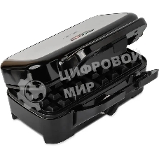 Вафельница Kitfort КТ-1674 1200Вт черный/серебристый