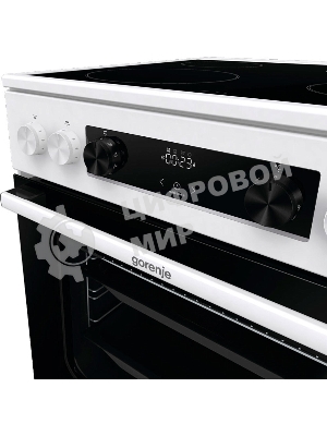 Плита электрическая Gorenje GEC6C40WD белый, конфорок 4 электрических, духовка 71 л, 60 см x 85 см x 60 см