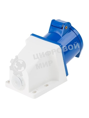 Розетка Rexant 123 стационарная 2Р+РЕ 32А 220В IP44