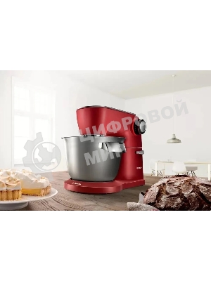 Кухонная машина Bosch MUM9A66R00 планетар.вращ. 1600Вт красный
