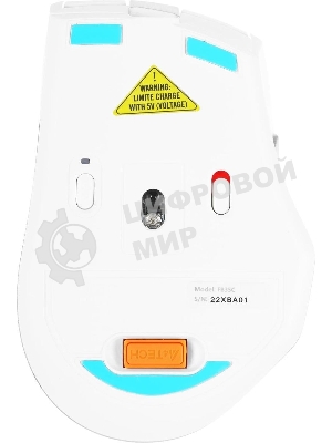 Мышь беспроводная A4Tech Fstyler FB35C белый, 2000 dpi, радиоканал, Bluetooth, USB, кнопки - 6