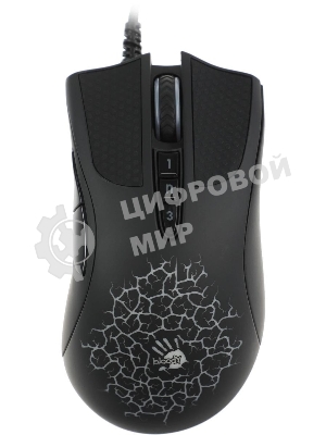 Мышь проводная A4Tech Bloody A90 черный, 6200 dpi, USB, кнопки - 8