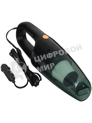 Пылесос автомобильный QUMO VaccoPM 6D черный/серый, 120 Вт, уборка сухая, пылесборник контейнер 0.35 л