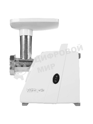 Мясорубка электрическая Аксион М33.01 белый, 1500 Вт, 1.7 кг/мин, реверс, защита от перегрузки, насадки - 3
