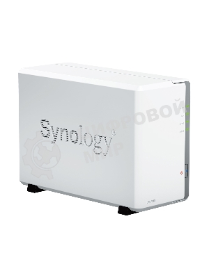 СХД настольное исполнение SYNOLOGY 2BAY NO HDD DS223J