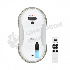 Робот-мойщик окон BQ WR200S белый. Мощность 80 Вт/Объем для чистящего средства 110мл/Параметры электропитания 100-240 В,50-60 Гц/Страховочный трос 4м/Минимальная рабочая зона 40х40см/Для всех видов гладких поверхностей: кафель, ламинат, стекло