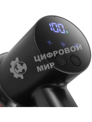 Пылесос вертикальный Kitfort КТ-5389 черный/красный, питание от аккумулятора, 225 Вт, уборка сухая, пылесборник 1 л