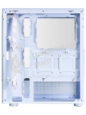 Компьютерный корпус 1STPLAYER MIKU Mi7-A ARGb белый/ATX/3x120мм ARGb fans/Mi7-A-WH-2FC7R-W-1FC7-W