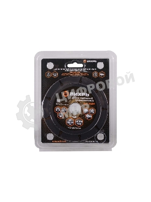 Диск пильный по дереву для УШМ Вихрь 125х22 мм, с твердосплавным зерном