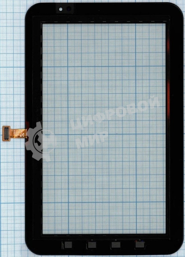 Сенсорное стекло (тачскрин) для Samsung Galaxy Tab P1000, черное