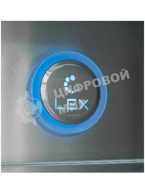 Холодильник LEX LCD505GbGID серый трехкамерный 321/144л морозилка снизу, No Frost, Side by Side