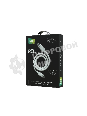 Дата-кабель MORE CHOICE (4620202555007) K87aa 2м USB 3.0A PD60W для Type-C Type-C- 2м, белый