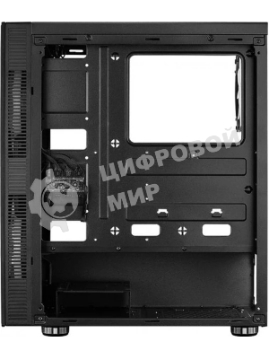 Компьютерный корпус Aerocool/Formula Python (3xUSB, 2xAudio, 0.5 мм,2x200 мм FAN, прозрачная стенка-закаленное стекло, ATX, без БП)