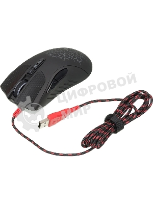 Мышь проводная A4Tech Bloody A90 черный, 6200 dpi, USB, кнопки - 8