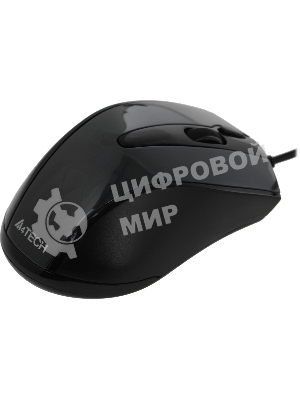 Мышь проводная A4Tech N-500FS черный, 1200 dpi, USB, кнопки - 4