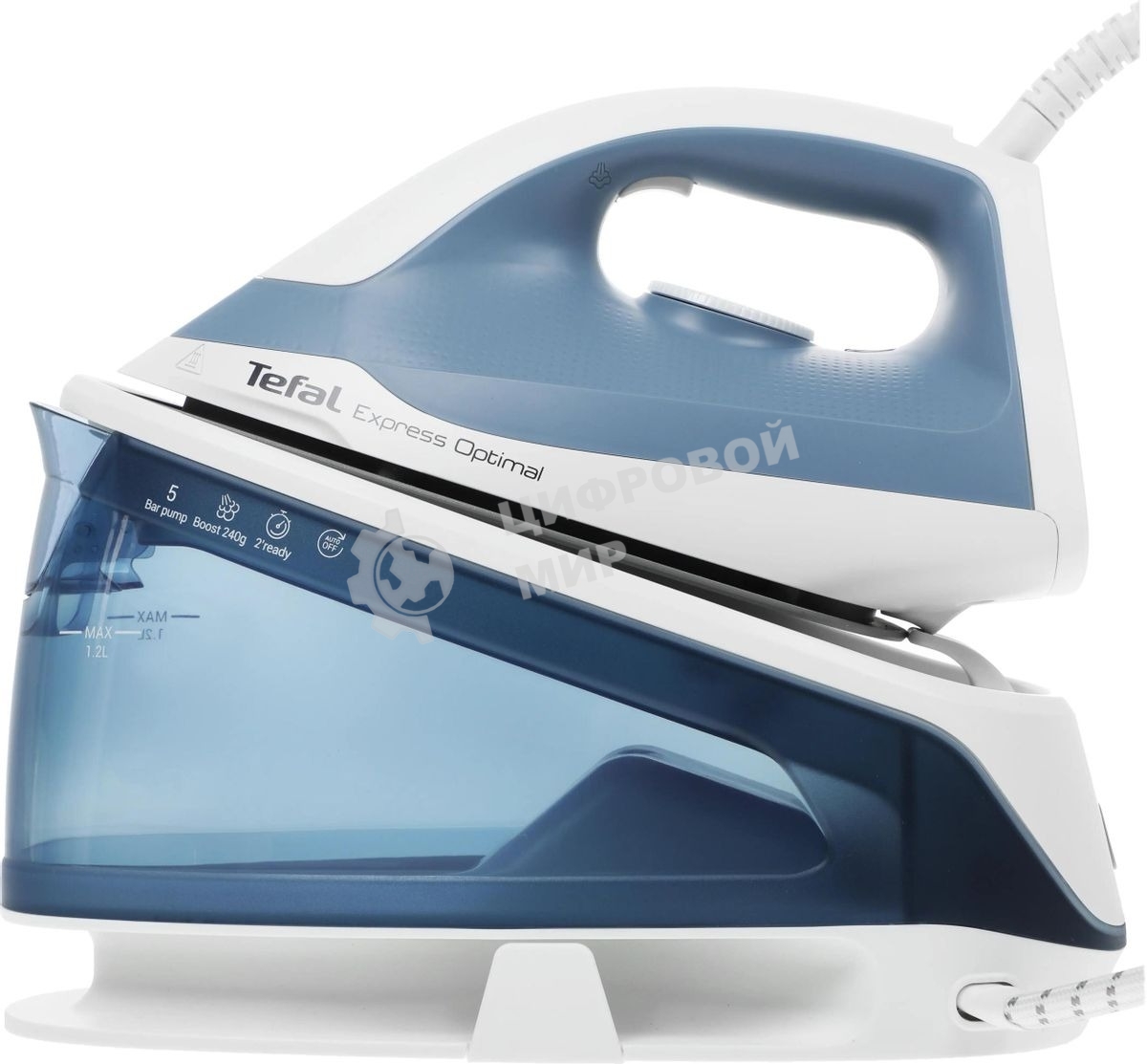 Парогенератор Tefal SV4110E0, синий/ белый