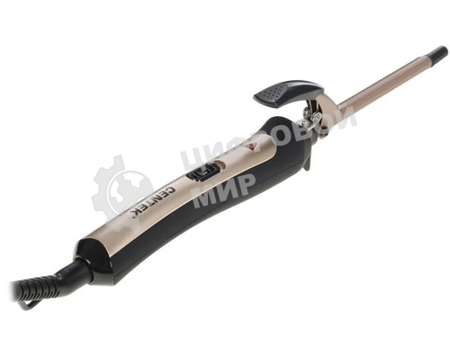 Щипцы для завивки волос Centek CT-2091 черный/золотистый, 9 мм, 200 °C, 1 режим