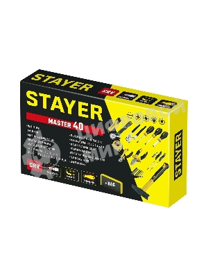Универсальный набор инструмента STAYER Master-40 для дома 40 предм.