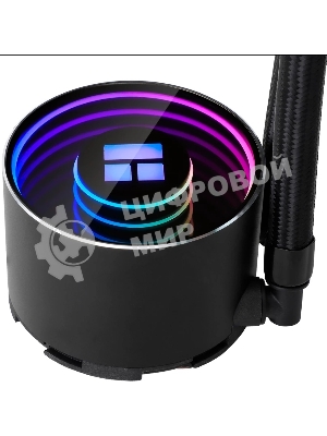 Водяное охлаждение для процессора Thermalright Frozen Notte 240 черный ARGB V2 (240мм, Black, ARGB/ Fans: 2x120мм, 72.37CFM, 27.7dBA, 2000RPM/ Pump height 54мм, 28dBA, 5300RPM, Rad thickness 27мм/ S: 1200, 1700, 1851, 2011, 2066, 115X, AM2, AM2+, AM3, AM3+, AM4, AM5, FM1, FM2, FM2+)