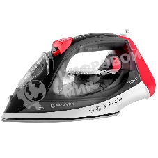 Утюг BRAYER BR4011 черный/белый/красный, 2400 Вт, 20 г /мин, 140 г/мин, 330 мл