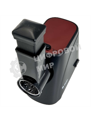 Мясорубка электрическая DELTA DL-6106M черный, 2000 Вт, 1.8 кг/мин, реверс, защита от перегрузки, насадки - 5