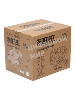 Мотопомпа бензиновая для грязной воды Denzel PX-80D7, 7 л.с., 3