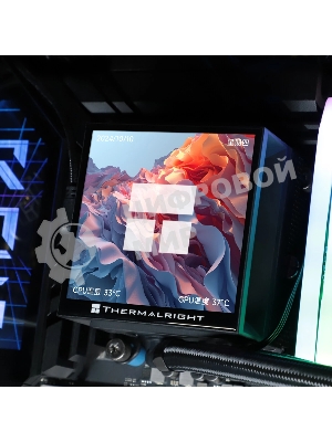 Водяное охлаждение для процессора Thermalright Hyper Vision 360 (360mm, LED, Black, ARGB/Fans: 3x120mm, 69CFM, 27dBA, 2150RPM/Pump height 68mm, 6400RPM, Rad thickness 27mm/S: 1700, 1200, 1851, 115X, 2011, 2066, AM5, AM4)