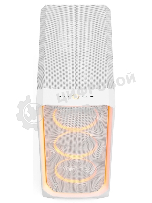 Корпус Fractal Design Meshify 3 XL White Ambience Pro RGB TG Clear Tint, Midi-Tower, белый, 3 x 140 мм