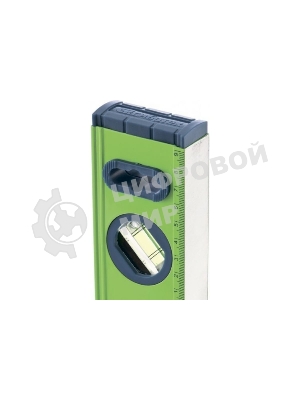 Уровень Сибртех алюминиевый УСМ-0,5-600, фрезерованный, 3 глазка, магнитный, рукоятки, 600 мм