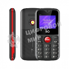 Мобильный телефон BQ 1853 Life черный/красный
