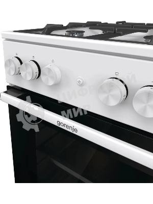 Плита газовая Gorenje GG5A11WF белый, конфорок 4 газовых, духовка 70 л, 50 см x 85 см x 59.4 см