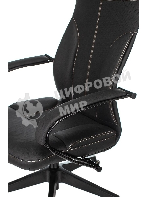 Кресло Бюрократ CH-608/ECO черный, экокожа