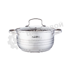 Кастрюля ALBERG AL-2133 Bonne Line с крышкой 6 л (Ø26 х 12.0 см)