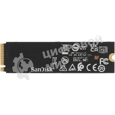 Накопитель SSD Western Digital черный SSD SN7100 M2.2280 PCIe 4.0 500Gb, 6800MBs/5000MBs, TbW 300, WDS500G4X0E, 1 year