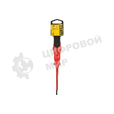 Отвертка диэлектрическая шлицевая SL4.0х100 K2 1000В ARMA2L 3 IEK A2L3-SC30-K2-SL-40-100