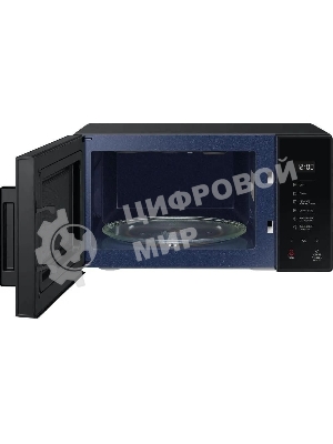 Микроволновая печь Samsung MG23T5018AK/BW черный, 23 л, 800 Вт, переключатели - сенсор
