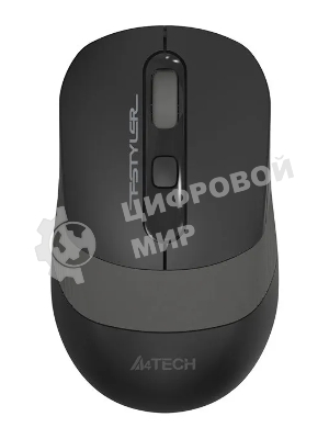 Мышь беспроводная A4Tech Fstyler FG10 черный/серый, 2000 dpi, радиоканал, USB, кнопки - 4