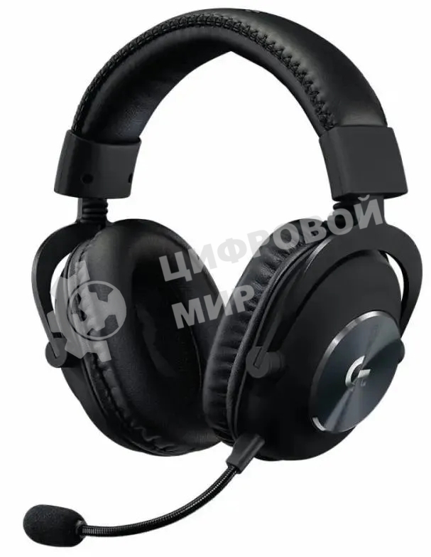 Гарнитура Logitech G Pro X Gaming Headset чёрный, проводная, USB/3.5 мм