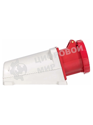 Розетка стационарная наружная EKF 134 ps-134-63-380 63А 380 В 3P+РЕ IP67