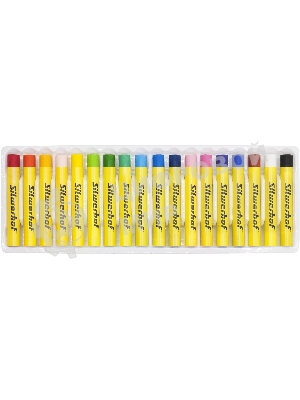 Масляная пастель Silwerhof Create 18 цветов, длина 70мм, диаметр 10мм