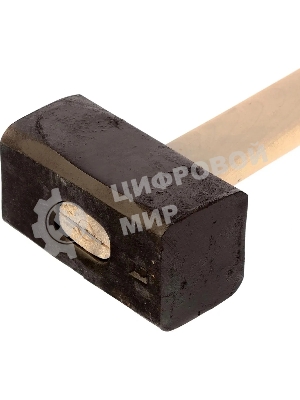 Кувалда Сибртех 5000 г, кованая головка, деревянная рукоятка 650 мм